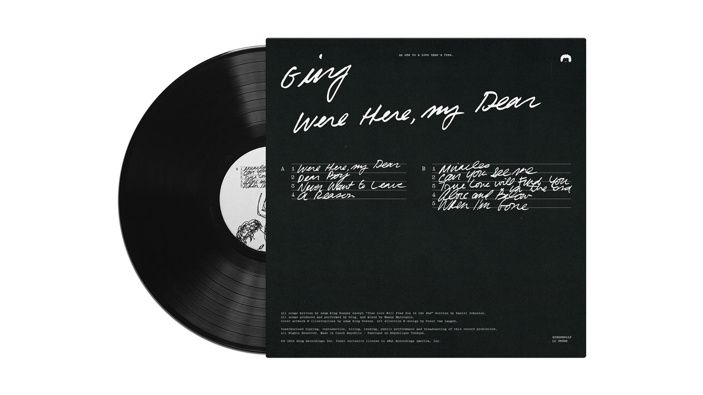 We're Here, My Dear - Black Vinyl